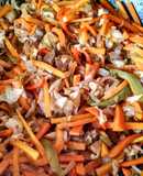 Chop suey mixto venezolano
