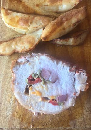 Una foto de Carre de cerdo relleno