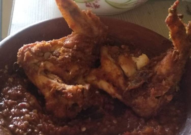 Resep Ayam geprek sambal mentah yang Menggugah Selera