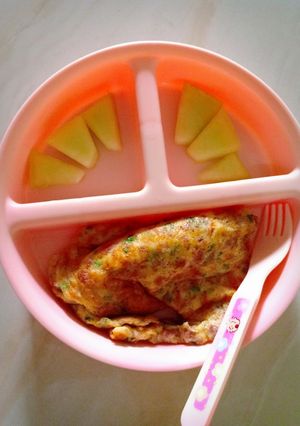 Foto resep Omelet kornet 11month