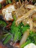 Telur Goreng, Sawi dan Ikan Bilis Masak Kicap