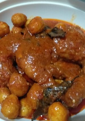 Foto resep Semur ayam telur puyuh