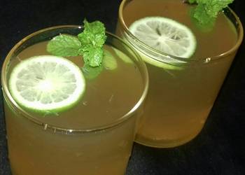 Easiest Way to Recipe Perfect Lemon mint ajwain juice