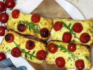 Baked Brie and Caraway Rolls with Cherry