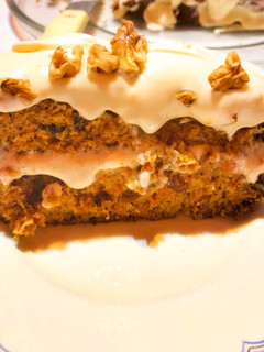 Una foto de Torta de zanahoria o carrot cake