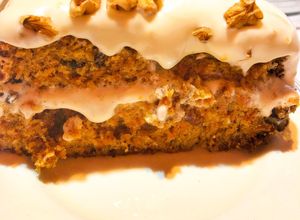 Una foto de Torta de zanahoria o carrot cake