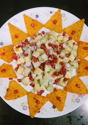 A picture of Nachos Chaat.