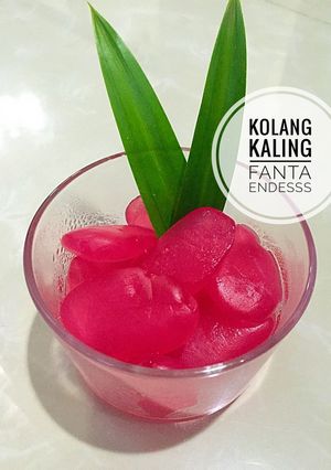 Foto resep Kolang Kaling Fanta Merah Endesss