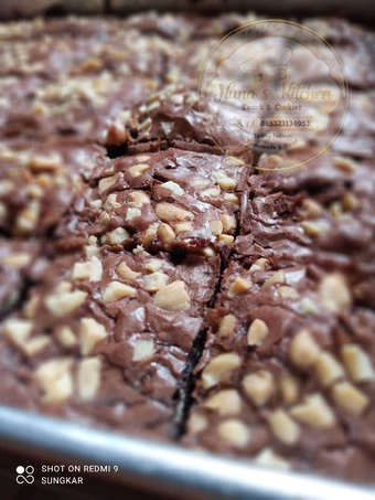 Langkah Mudah untuk Membuat Resep Fudge brownies shiny crust Tanpa mixer yang Lezat Sekali Anti Ribet, Sempurna