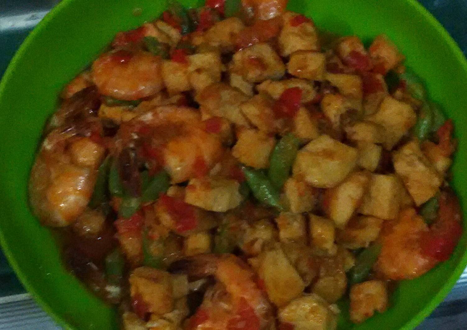 Resep Udang Tahu Balado Simple ala mom�s Az oleh Dapoer