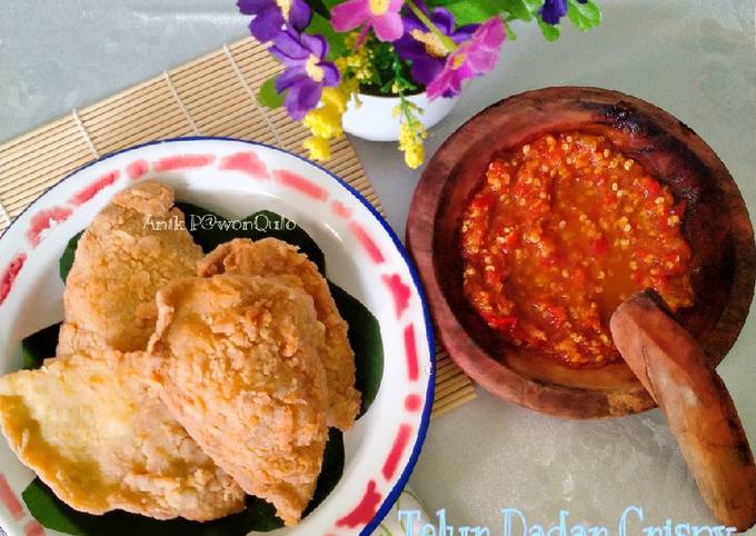 Telur Dadar Crispy Sambal Korek