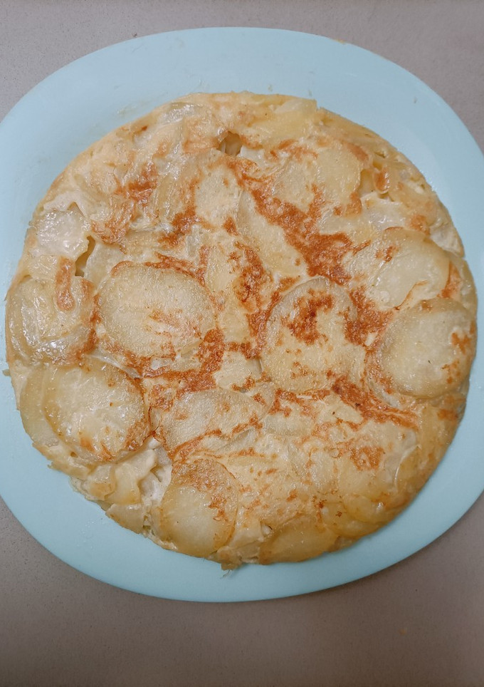 Una foto de Tortilla de patata al microondas