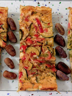 Una foto de Quiche vegetariana sin gluten y sin lactosa