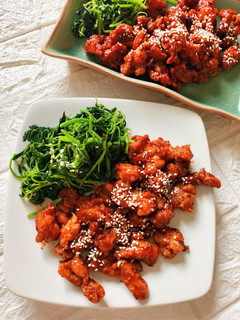 Foto resep Chicken Dakgangjeong (ayam goreng Korea) versi simple