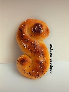 عکسی از دستور نان رمضان کم کالری