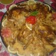 رز بخاري بالدجاج المحشي