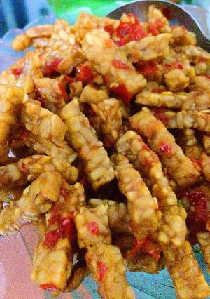 Foto resep Orek tempe pedas manis