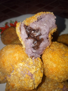 Foto resep Bola ubi coklat lumer
