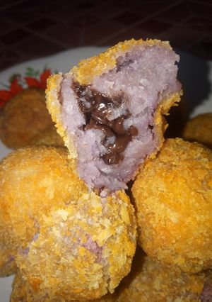 Foto resep Bola ubi coklat lumer