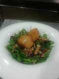 Ensalada de queso cabra