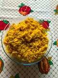 Arroz com açafrão e curry