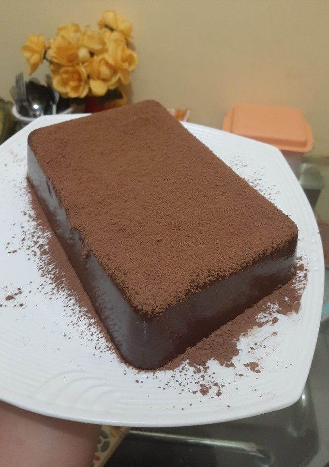 Foto resep Puding Brownis Roti Tawar
