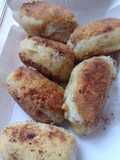 Bombas de papa rellenas de salchicha de Viena 😋