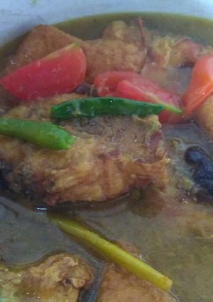 Foto resep Ikan bumbu kuning tanpa santan