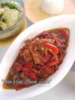 Foto resep Ikan Asin Masak Asam