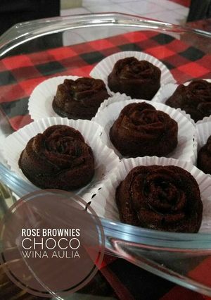 Foto resep Rose Brownies Choco