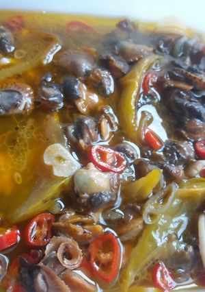 Foto resep Kerang kuah saos tiram