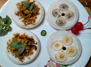 Foto resep Surabi Oncom dan Pisang
