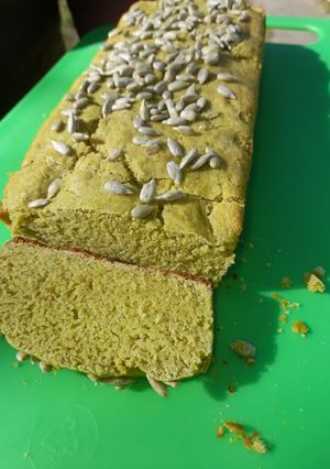 Una foto de Pan de harina de arvejas e integral