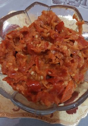 Foto resep Sambal tomat manis pedas