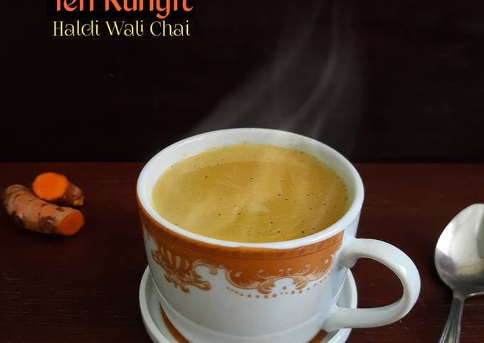 Cara Buat 695. Teh Kunyit (Haldi Wali Chai) Ekonomis Untuk Jualan