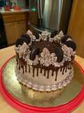 Torta de Brownie con Oreo
