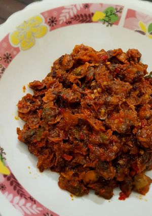 Foto resep Oseng kerang dara pedas