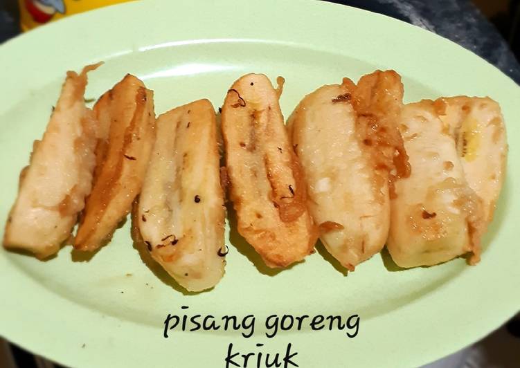 Resep Pisang Goreng Kriuk oleh Indah Riduwan - Cookpad