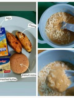 Foto resep MPASI 8m+ Pisang Biskuit