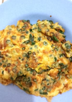 Foto resep Telur goreng kacang panjang