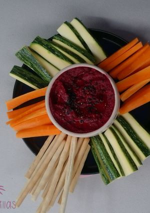 Foto principal de Hummus de Remolacha