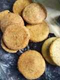 Discos a base de polenta y harina