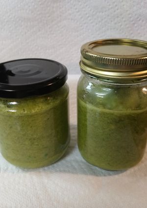A picture of Green Bell Pepper Seasoning Sauce.