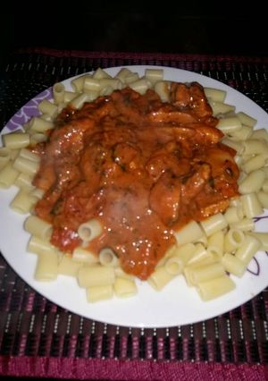 Gombás csirkeragu olaszosan recept fotója