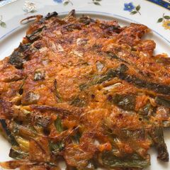 A picture of Kimchi Jeon.