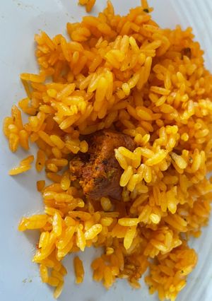 Una foto de Arroz con chorizo