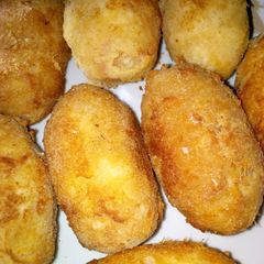 A picture of Yam kebab.
