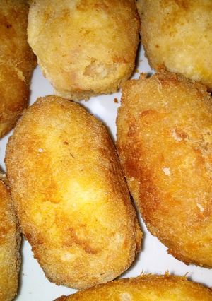 A picture of Yam kebab.