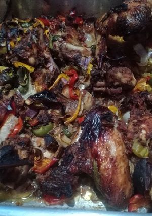 صورة لوصفة اجنحة مشوية في الفرن🍗🌶