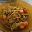 Judías verdes con curry y cúrcuma